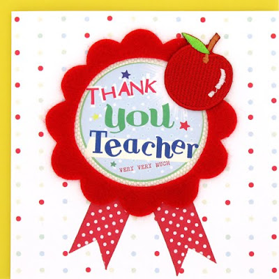 How to write a thank you card to a teacher